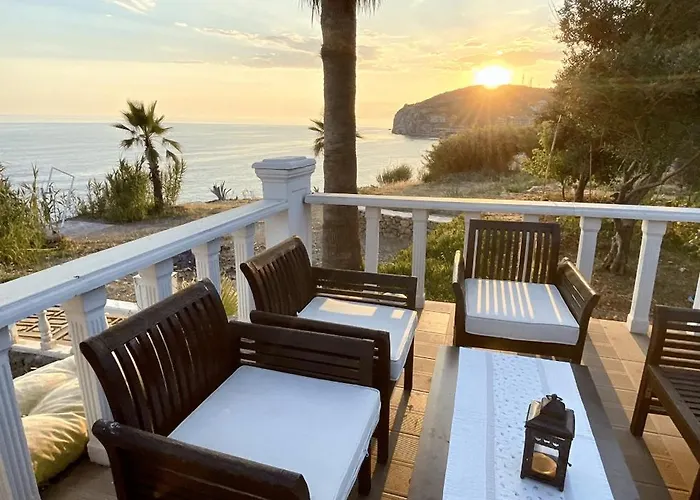 Villa mit Strandblick